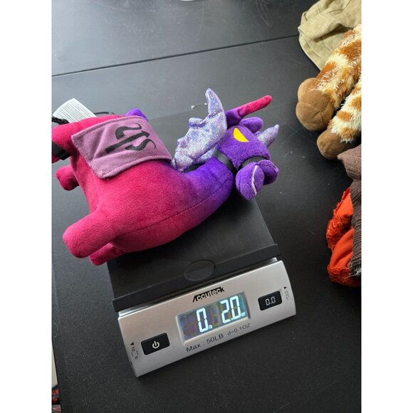 2019 Fortnite Epic Games Dark Llamacorn Plush Stuffed Animal Plushie Video Game - Picture 9 of 9